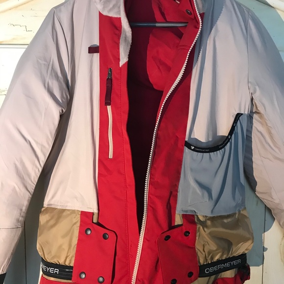 Obermeyer Ski Jacket "Tuscany II", 8 , RED - Picture 5 of 10